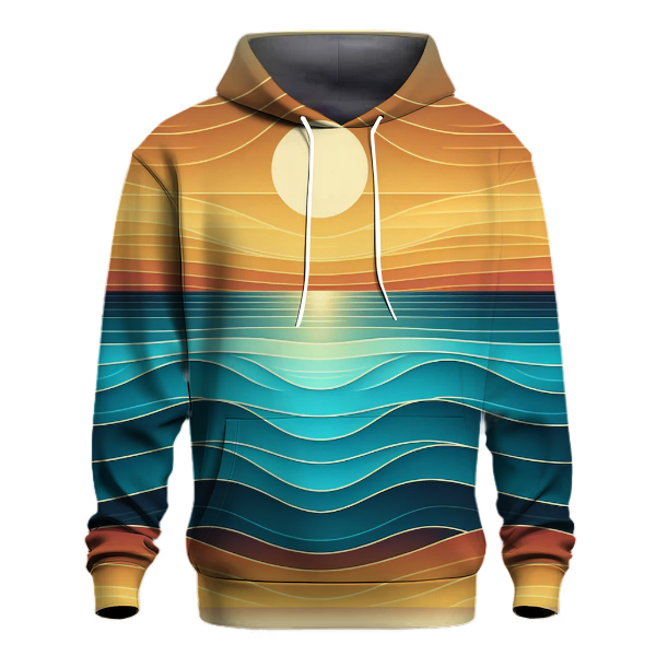 Coastal Sunset Gradient Hoodie