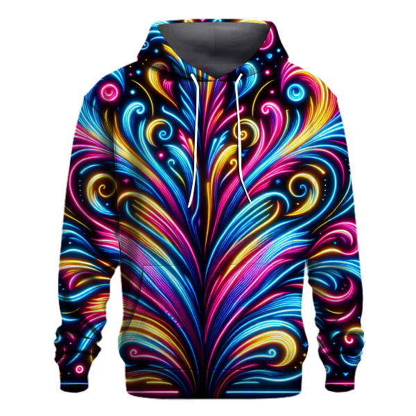 Neon Dreamwaves Hoodie
