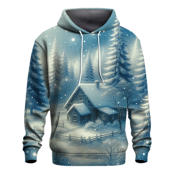 Charming Winter Wonderland Scene Hoodie