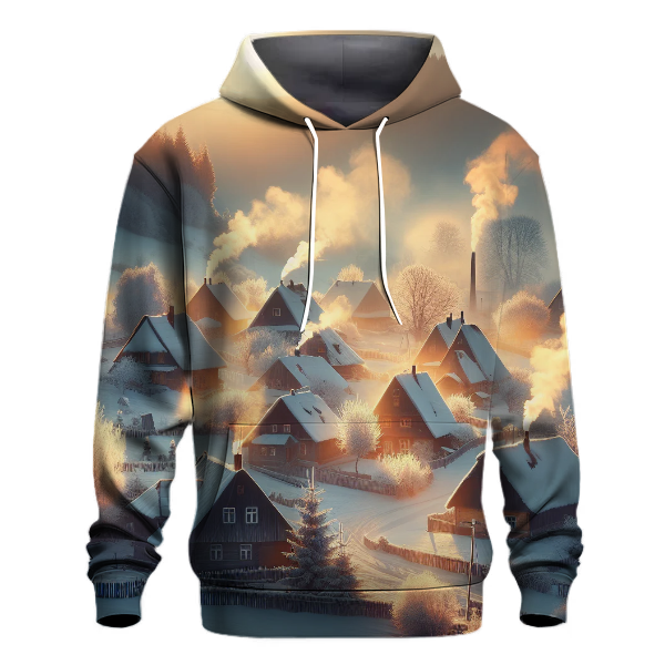 Frosty Morning Village Hoodie