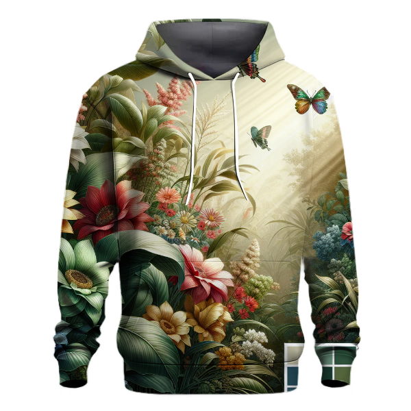Ethereal Flower Garden Hoodie