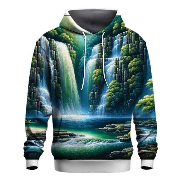 Cascading Waterfall Serenity Hoodie