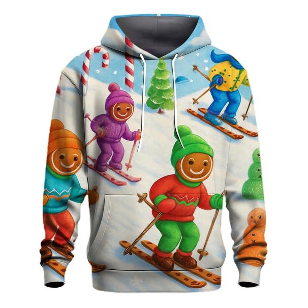 Gingerbread Ski Adventure Hoodie