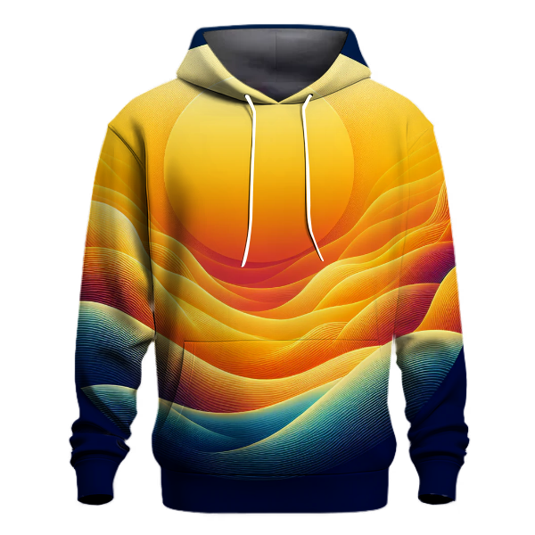 Golden Glow Gradient Hoodie