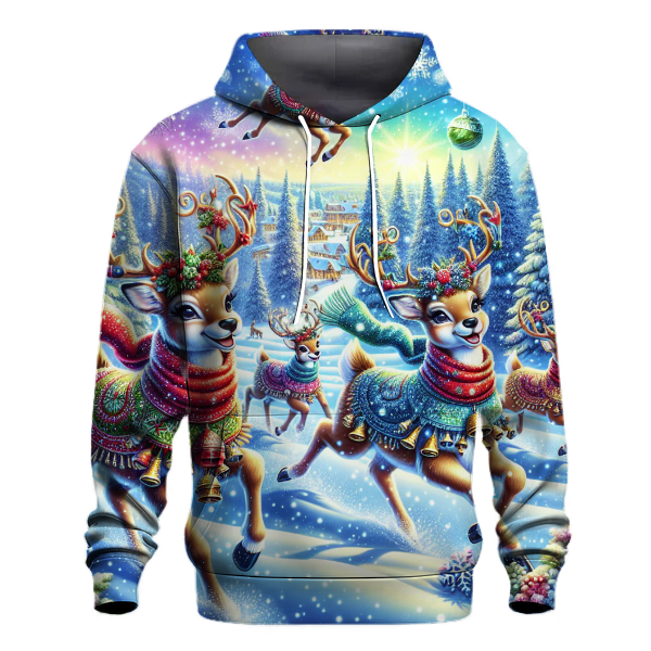 Joyous Holiday Reindeer Hoodie