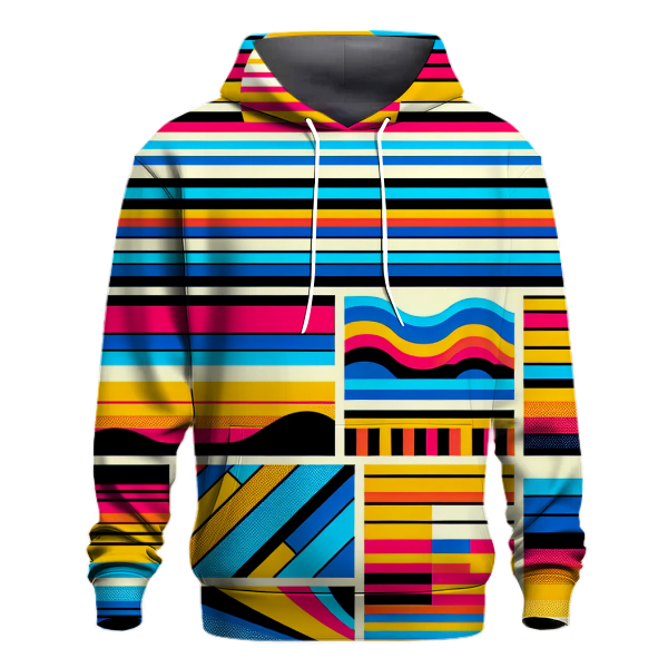 Radical Retro Stripe Hoodie