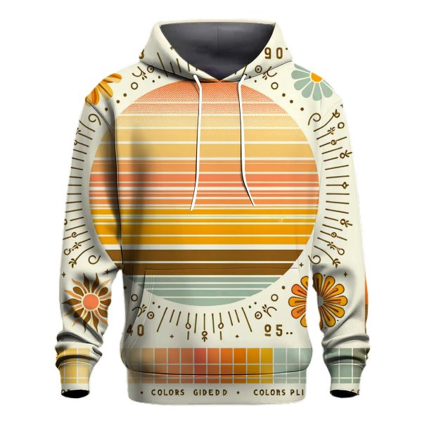 Vintage Sunrise Retro Hoodie