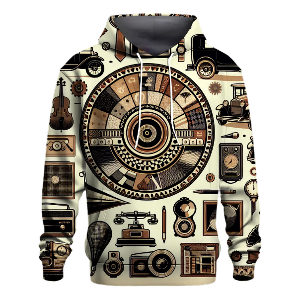 Retro Vintage Collage Hoodie