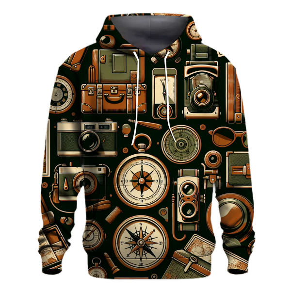 Vintage Adventure Awaits Design Hoodie
