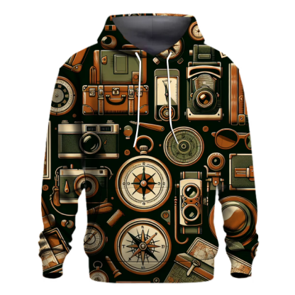 Vintage Adventure Awaits Design Hoodie