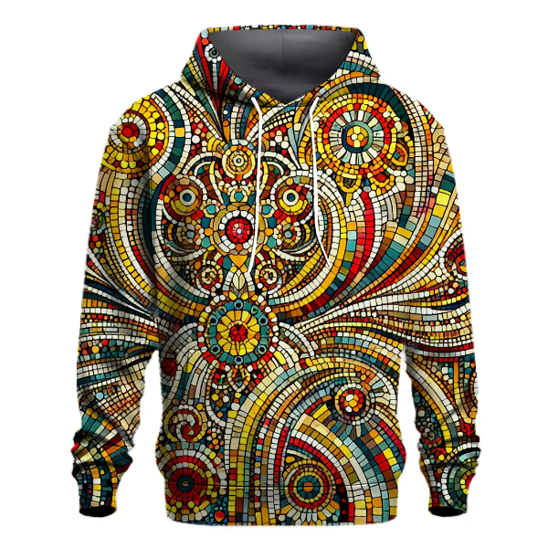 Groovy Flower Mosaic Hoodie