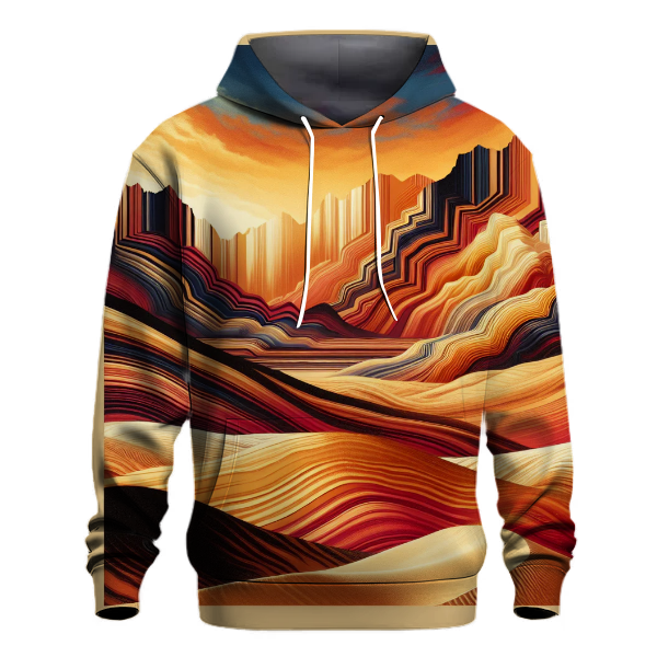 Fiery Desert Mirage Hoodie