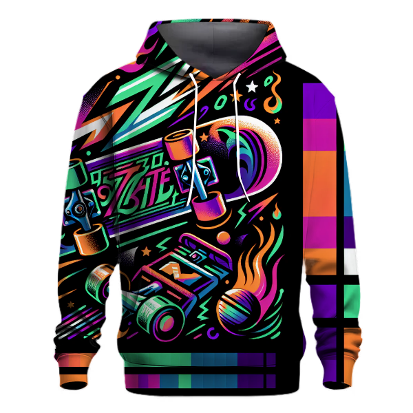 Nostalgic 70s Skate Culture Hoodie