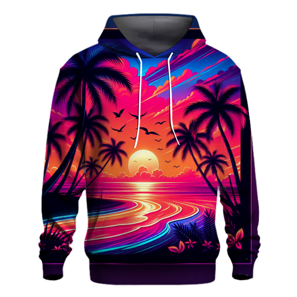 Retro Miami Vibes Hoodie
