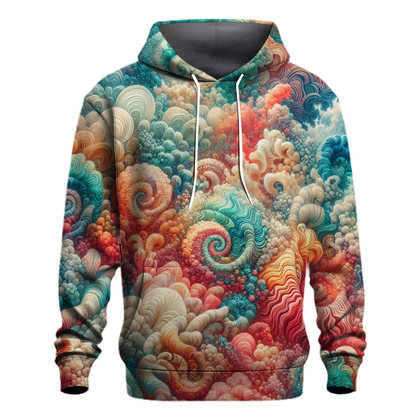 Coral Reef Dive Tie-dye Design Hoodie