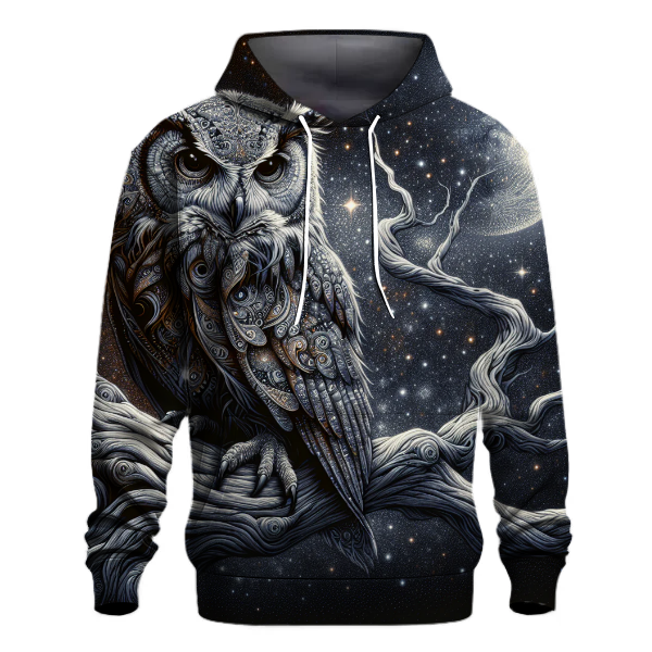Mystic Owl Night Hoodie