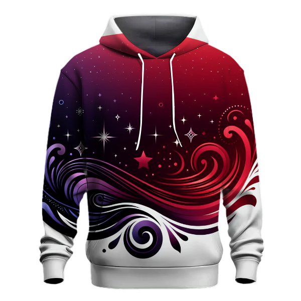 Fiery Twilight Gradient Hoodie
