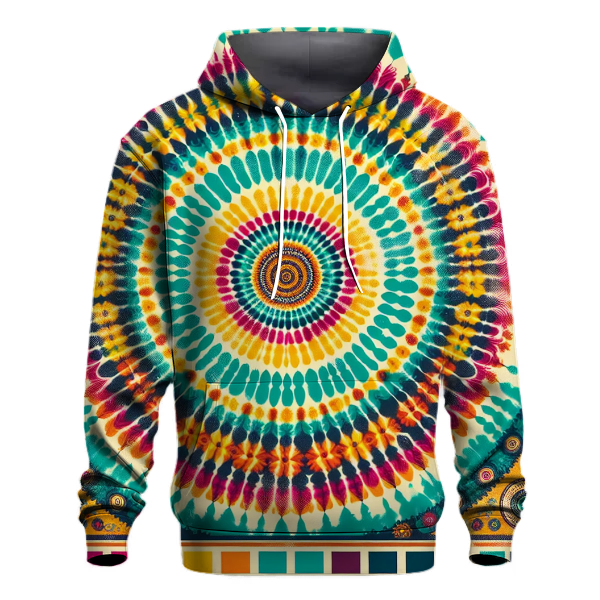 Classic 70s Tie-Dye Hoodie