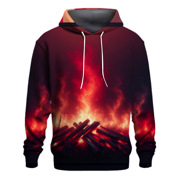 Crimson Ember Shift Hoodie