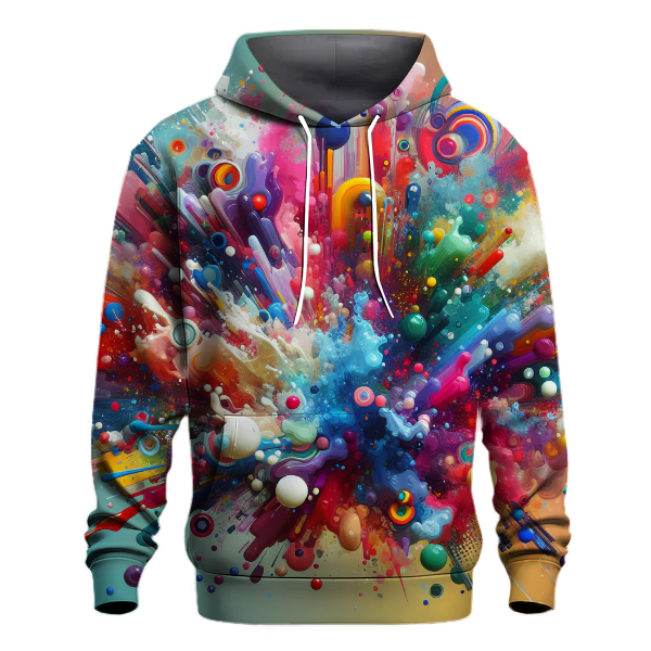 Color Burst Fusion Hoodie