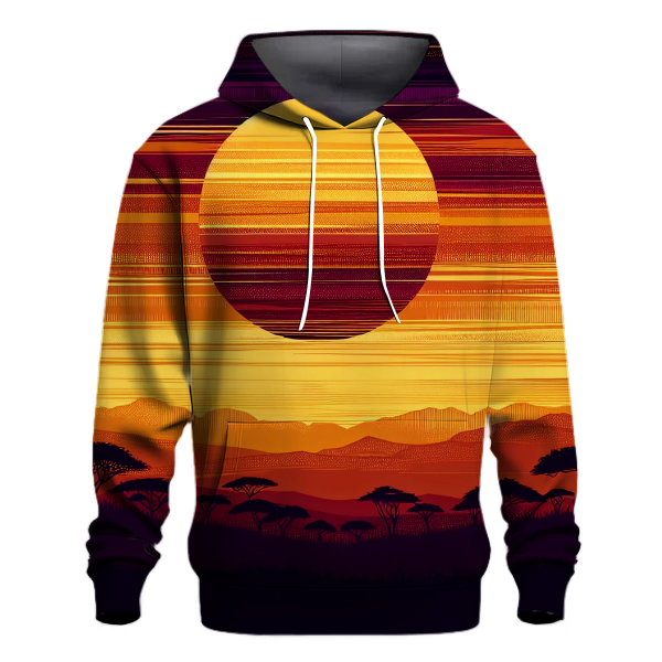 Sunset Safari Silhouette Hoodie