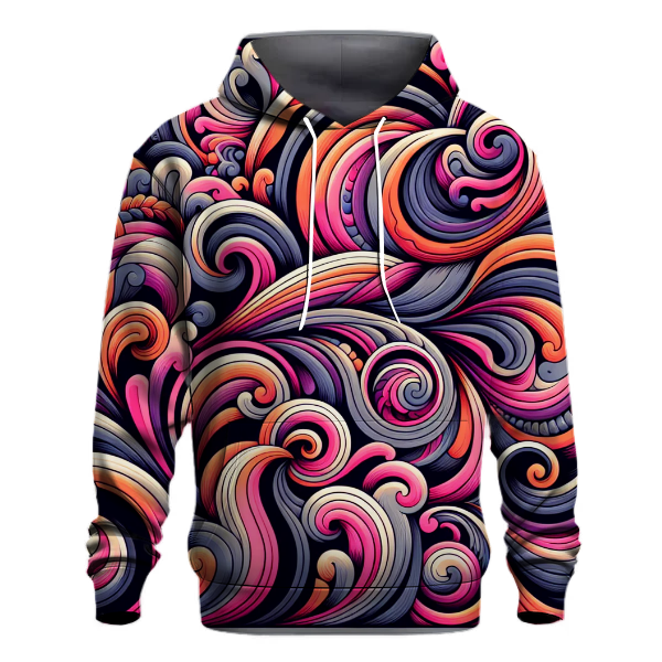 Funky 70s Abstract Hoodie