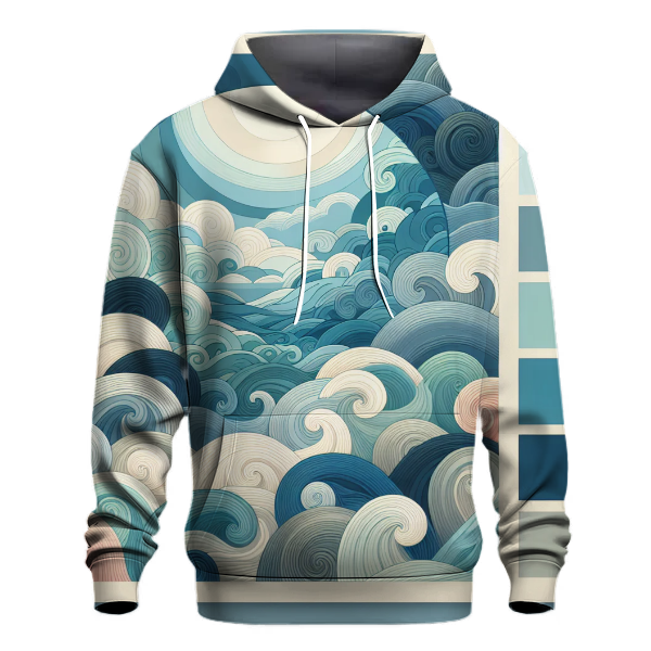 Serene Ocean Breeze Hoodie