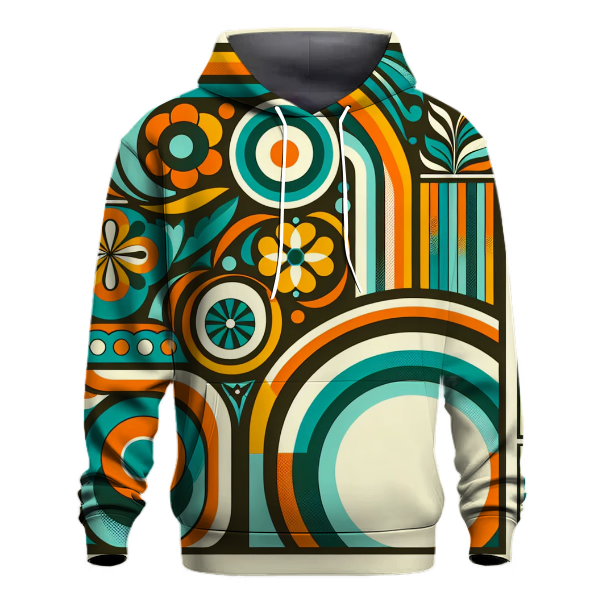 Colorful Retro Patterns Hoodie