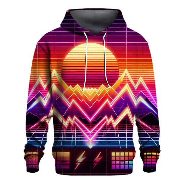 Electric Sunset Fusion Hoodie