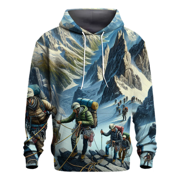 Mountain Climbing Peaks Hoodie