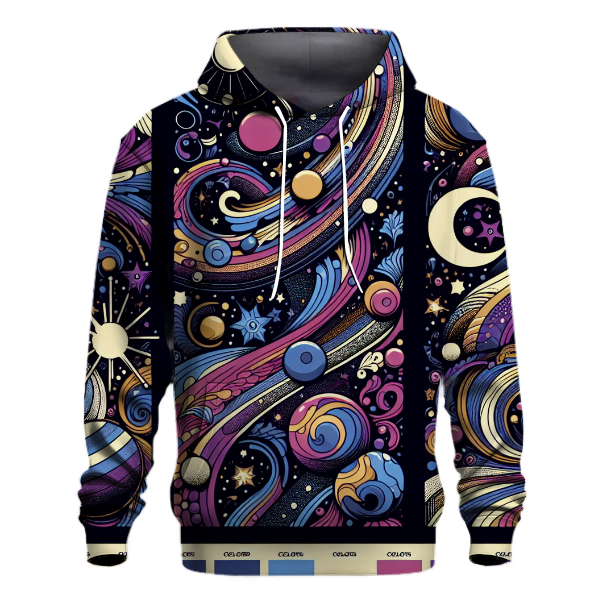 Retro Cosmic Love Hoodie