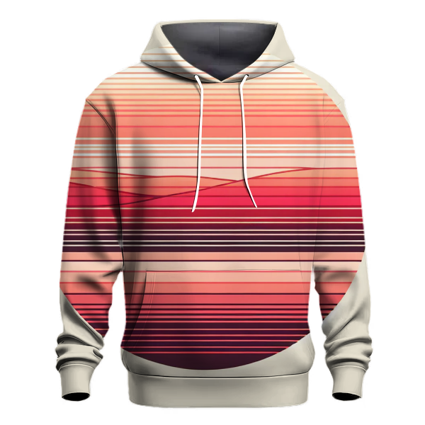 Crimson Dawn Gradient Hoodie
