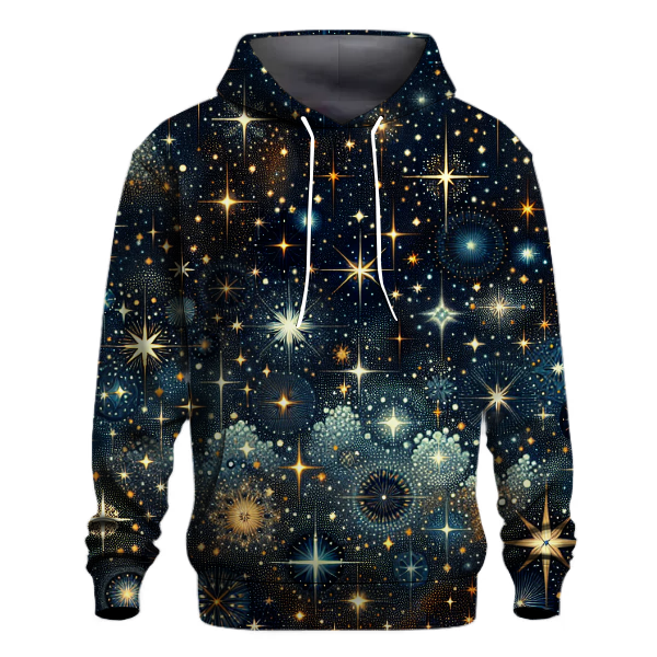Charming Retro Stars Hoodie