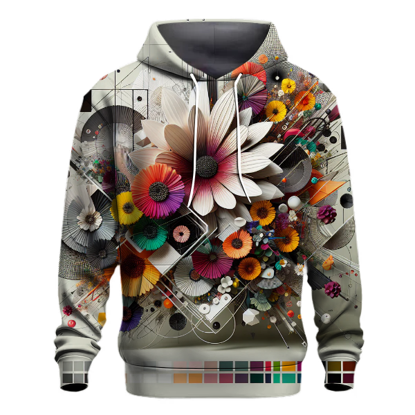 Lively Geometric Bloom Hoodie
