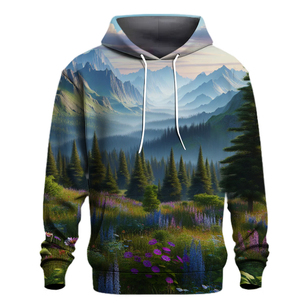 Colorful Nature Retreat Hoodie