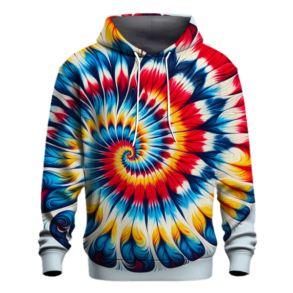 Funky Tie Dye Swirl Hoodie