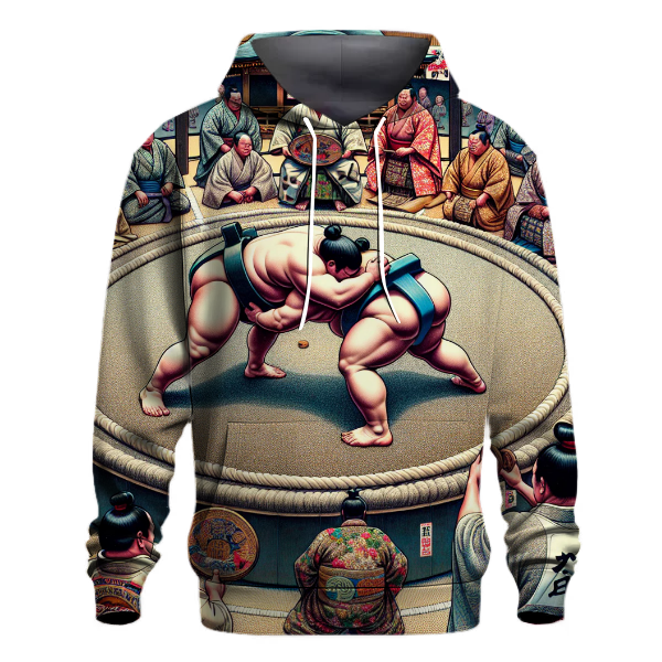 Sumo Wrestling Spirit Hoodie