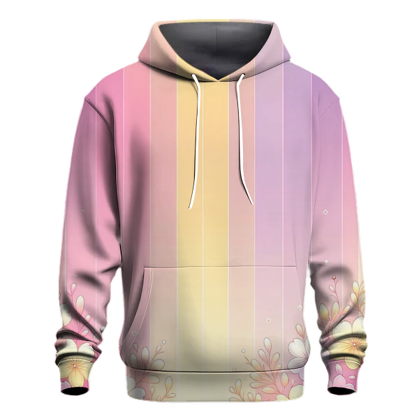 Floral Delight Gradient Hoodie