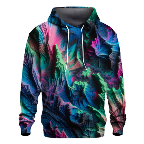 Neon Jungle Tie-dye Design Hoodie
