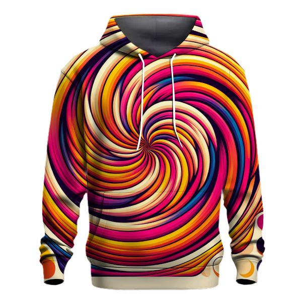 Retro Funky Spirals Hoodie