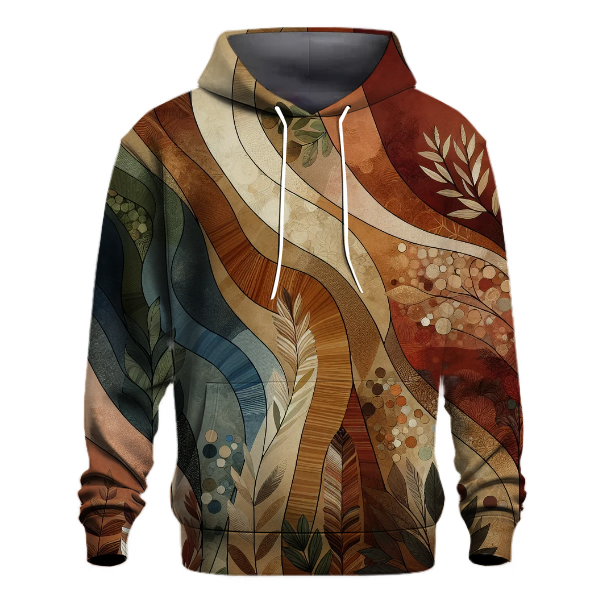 Radiant Earth Tie-dye Design Hoodie