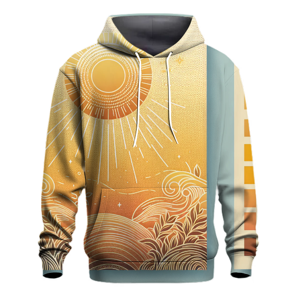 Golden Hour Glow Gradient Hoodie
