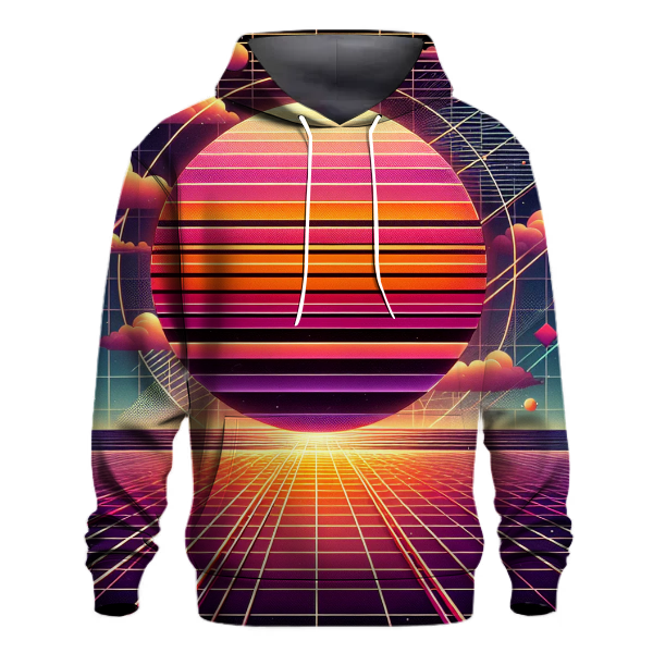 Digital Sunset Vibes Hoodie