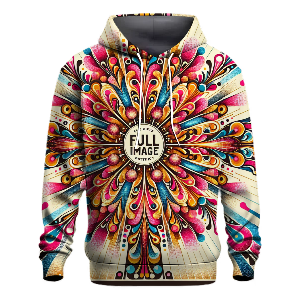 Retro Starburst Explosion Hoodie