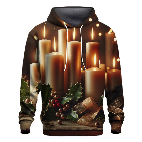 Christmas Candlelight Serenity Hoodie