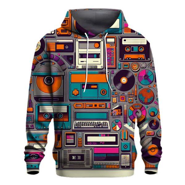 Retro Tech Delight Hoodie