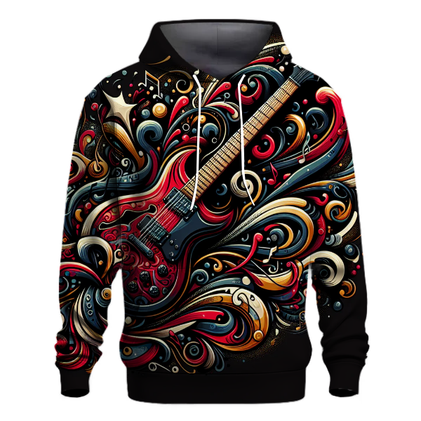 Electric Guitar Vibes Hoodie