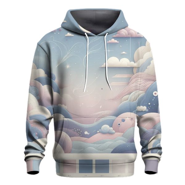 Dreamy Floral Skies Hoodie