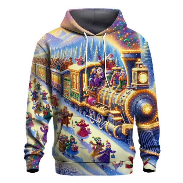 Joyful Holiday Train Ride Hoodie