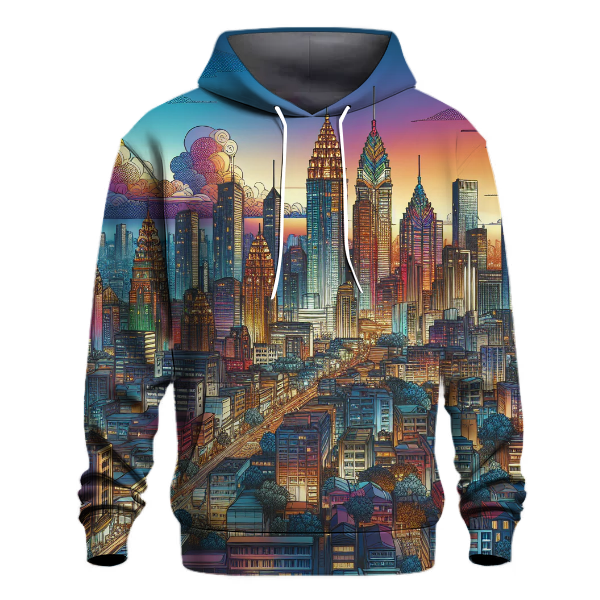 Charming Cityscape Dreams Hoodie